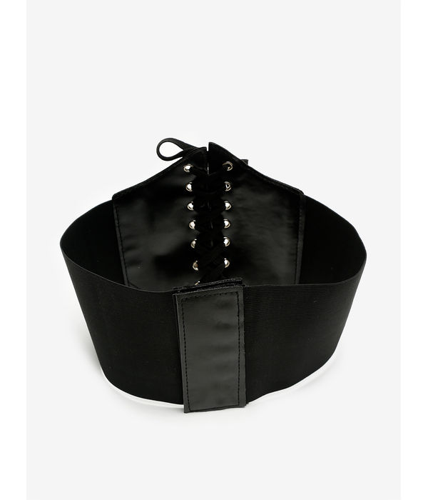 YouBella Jewellery Celebrity Inspired Adjustable Kamarband Waist Belt for Women/Girls (YB_Belt_9) (Black)